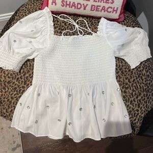 Hill House Home XS white top